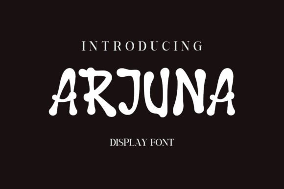 Arjuna: A Display Font with Handwritten Sophistication