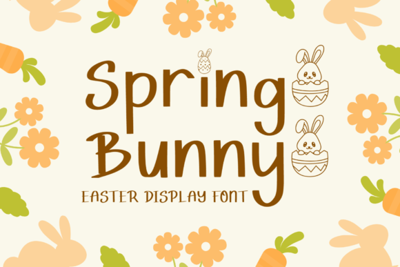 Discovering the Playful Charm of the Spring Bunny Font