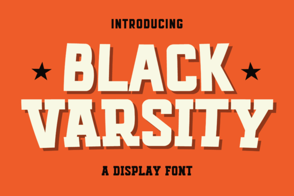 Exploring the Charisma of the Black Varsity Display Typeface