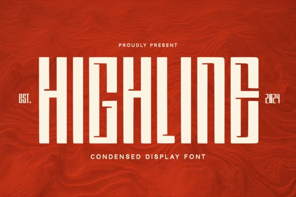 Highline: A Modern Display Font for Bold Visual Identity