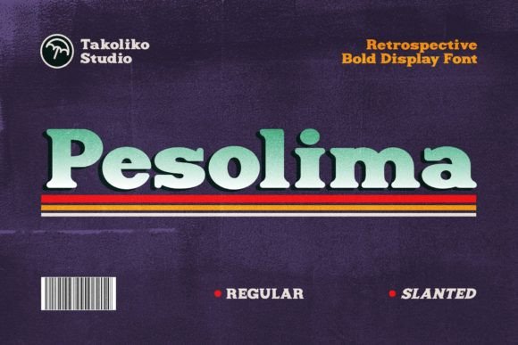 Pesolima: A Bold Serif with Retro Soul